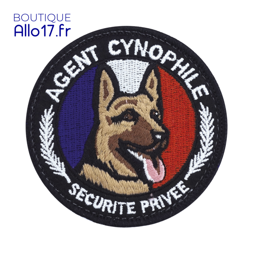 Écusson agent cynophile
